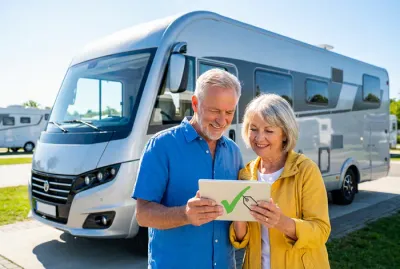 Estimation de la valeur d'un camping-car sur tablette