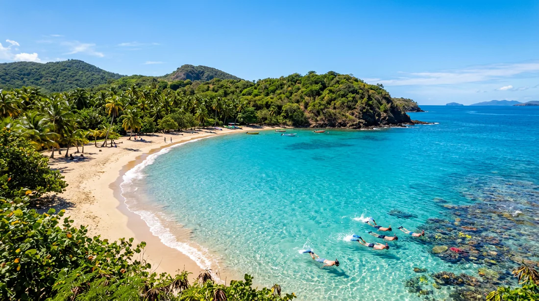 Infographie du climat et des précipitations annuelles à Culebra et Vieques.