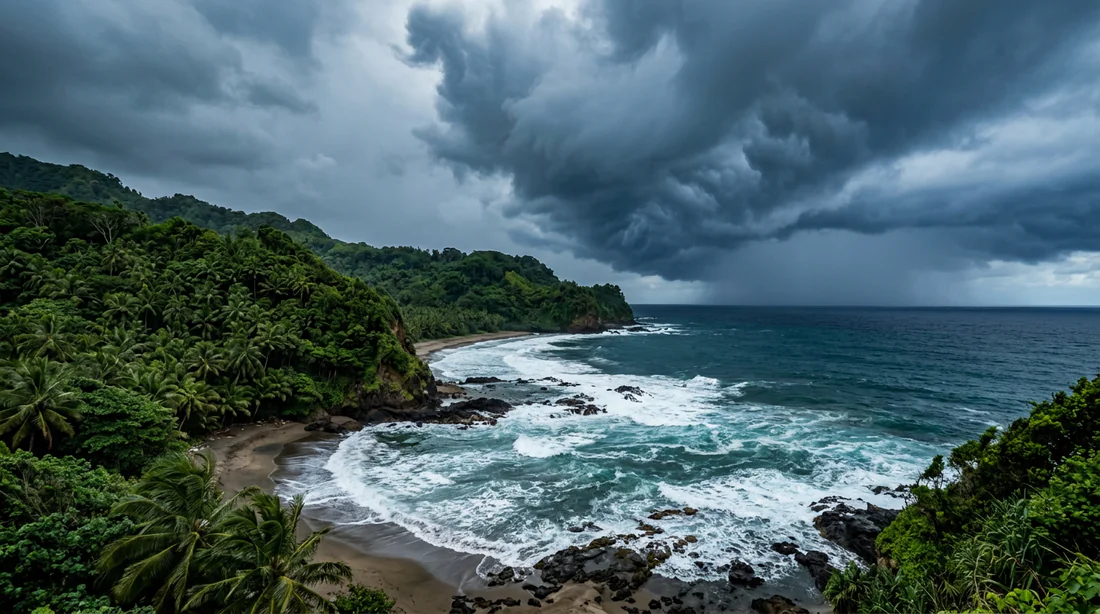 Plage de Flamenco à Culebra avec son sable blanc et ses eaux turquoise sous un ciel bleu éclatant.
