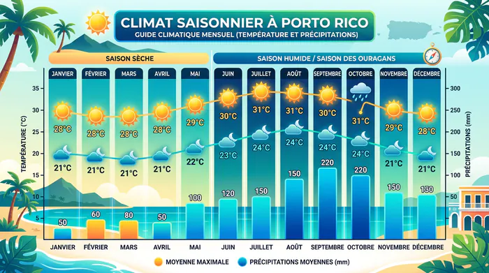 Soleil radieux et eau turquoise des Caraïbes invitant au voyage.