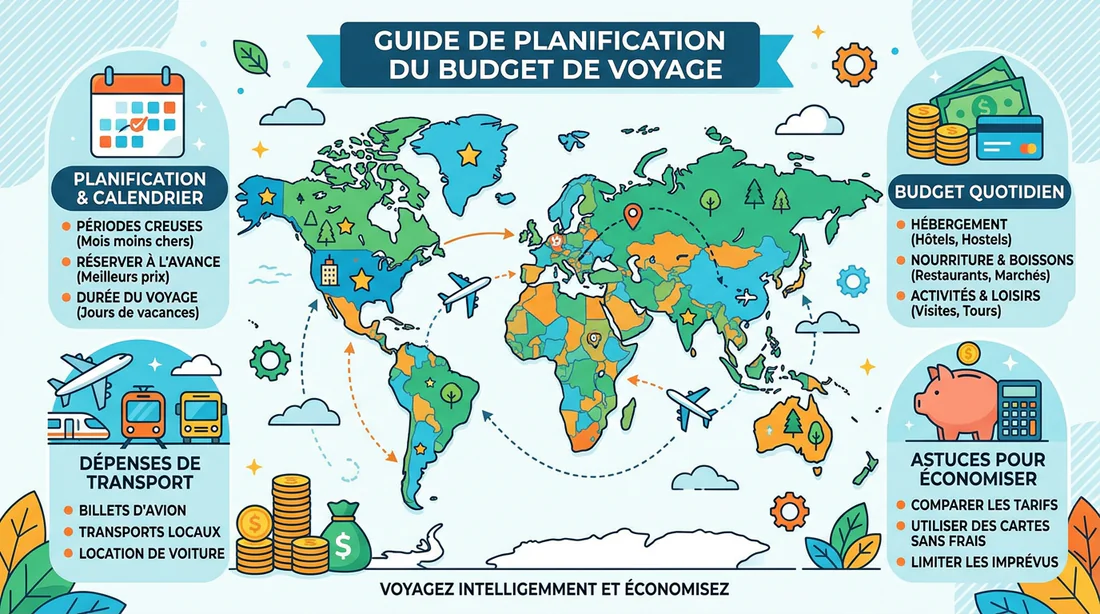 Accessoires de voyage et valise prêts pour le départ.